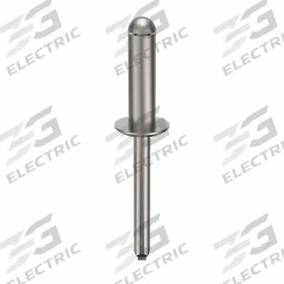 APPROVED VENDOR Blind Rivet,17/20 in L,0.25 in dia,PK100: Inch, 27/32 in Overall Lg, 27/32 in Body Lg - Domed-Head Blind Rivets