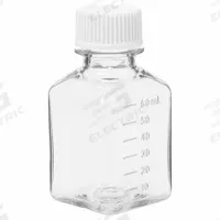 Media/Storage Bottle: PETG, 2 fl oz Capacity - oz, 60 mL Capacity - mL, Closure Included, Sterile (MPN BMPETG60). Key specifications — Graduated: Yes; Closure Type: Screw-On; Body Color: Colorless; Brand: APPROVED VENDOR.