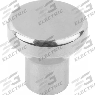 KIPP Hand Knob: Pull, Stainless Steel, M4 Thread, 10 mm Thread Lg - Hygienic Pull Knobs with Threaded Hole for USIT Washers