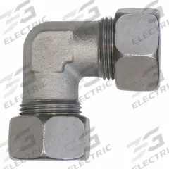 BRENNAN INDUSTRIES Compression Elbow: 8 mm OD x 8 mm OD Size, M16X1.5 x M16X1.5 Thread Size, Steel (MPN D2500-S08-S08). Key specifications — Brand: BRENNAN INDUSTRIES; Series: D2500.