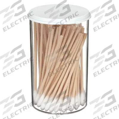FIRST AID ONLY Cotton Tip Swab: Non-Sterile, Cotton, 3 in Lg, Wood, Single - Cotton Tip Swabs