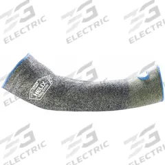 HEXARMOR Knit Sleeve: Cut Level A6, With Thumbhole, 18 in Lg, L, Aramid, 13 ga Thick, Gray/Green (MPN 2044-L (9)). Key specifications — Color: Green; Brand: HEXARMOR.
