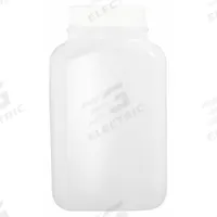 QORPAK Mixing/Storage/Sampling Bottle: 250 mL, 8.5 fl oz, HDPE, Natural, 43-400 Screw Closure Size (MPN PLC-03479). Key specifications — Body Color: Natural; Brand: QORPAK; Closure Included: Yes; Graduated: No; Closure Attached: Attached.