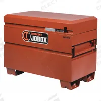CRESCENT JOBOX Jobsite Box: 20 in W x 36 in D x 27 1/2 in H, 9 cu ft, Padlock, Brown (MPN 2-652990). Key specifications — attr1116233: Brown; attr1116253: CRESCENT JOBOX; attr1222022: Padlock - Lock not included.