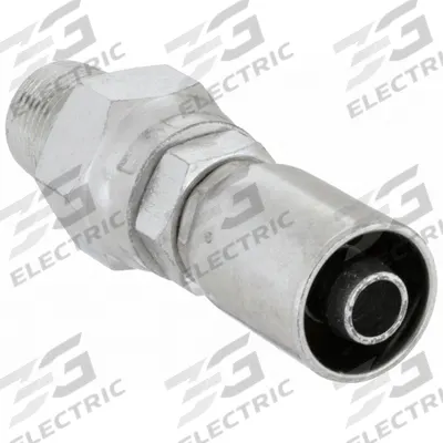 WEATHERHEAD Hydraulic Crimp Fitting: Steel x Steel, Straight, -10 For Hose Dash Size - Weatherhead Crimp Hydraulic Hose Fittings with NPTF Connection