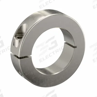RULAND MANUFACTURING Shaft Collar: 1-Piece, Metric, Round, Clamp-On, 36 mm Bore Dia - Stainless Steel Shaft Collars