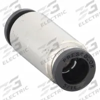 PARKER Push-Fit Union Fitting: 5/16 in OD x 5/16 in OD Size, Push-to-Connect x Push-to-Connect (MPN 62PLP-5). Key specifications — Brand: PARKER.