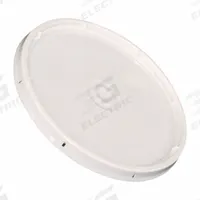 GRAINGER Lid: Bucket Lid, 9 5/8 in Overall Dia, White, Plastic, 9 5/8 in Dia. 3/4 in L x 9 5/8 in W (MPN 878HM1). Key specifications — attr1265148: Not Rated; attr1188872: GRAINGER; attr1265149: Not Rated; attr1188855: 878HM4; attr1188854: Plastic; attr1188856: 878HM4.