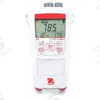 OHAUS Dissolved Oxygen Meter: Dissolved Oxygen/Temp, 400% DO Concentration - Max, ±1% DO Accuracy (MPN ST300D-B). Key specifications — Includes: (4) AAA Batteries; DO Accuracy: ±1%; Temp Accuracy: 0.3°C; Brand: OHAUS; DO Resolution: 1%.