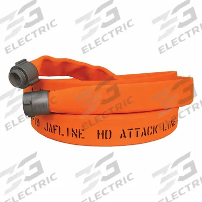 JAFLINE HD Fire Hose: Double Jacket, 1 3/4 in Hose Inside Dia, 100 ft Hose Lg, Polyester - Attack Fire Hoses
