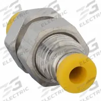 PARKER Push-Fit Union Fitting: 4 mm OD x 4 mm OD Size, Push-to-Connect x Push-to-Connect, Brass (MPN 62PLPBH-4M). Key specifications — Brand: PARKER.