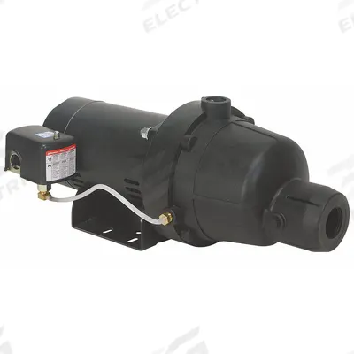 Dayton Shallow Well Jet Pump: 1/3 hp HP, Single Phase, 115/230V AC, Ejector Included - Shallow-Well Jet Pumps