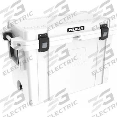 PELICAN Marine Chest Cooler: White, 85 Cans, 95 qt Cooler Capacity - Heavy-Duty Chest Coolers