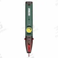 EXTECH Non-Contact Voltage Detector/Tester: 12 V to 600 V, Audible/Light, CAT III 600V, No Display (MPN DV30). Key specifications — Brand: EXTECH; Built-In Flashlight: No; IP Rating: Not Rated.
