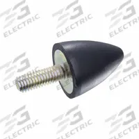 JW WINCO Vibration-Isolating Mount: Conical, Natural Rubber, Male x Non-Threaded Style (MPN 353.1-25-32-1/4-55). Key specifications — Isolator Body Material: Natural Rubber.