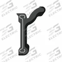 FAIRCHILD Edge Trim: Side Flap, 8 ft Overall Lg, Rubber Outer (MPN 1457-4X2). Key specifications — Brand: FAIRCHILD; Color: Black; Outer Material: Rubber; Profile Shape: Side Flap.
