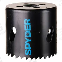 SPYDER Hole Saw: 2 1/8 in Saw Dia., 4/6 Teeth per Inch, 1 7/8 in Max. Cutting Dp, Bi-Metal (MPN 600083CF). Key specifications — attr1098070: 4/6; attr1098087: SPYDER; attr1098073: 1/2"-18.
