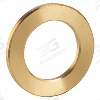 BUNTING BEARINGS Thrust Washer: 1/2 in Bore, Bronze, C87850, 1 in OD, 0.125 in Thick, -40°F to 400°F (MPN EBTW081602). Key specifications — Material Grade: C87850; System of Measurement: Inch; Standards: RoHS Certified; Brand: BUNTING BEARINGS.