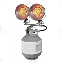 DYNA-GLO Portable Gas Tank-Top Heater: 30,000 BtuH Heating Capacity Output, 490 sq ft Heating Area (MPN TT30CDGP). Key specifications — Overall Dimensions - H x W x D: 17-1/4 in x 6-7/16 in x 15-1/2 in; Brand: DYNA-GLO.