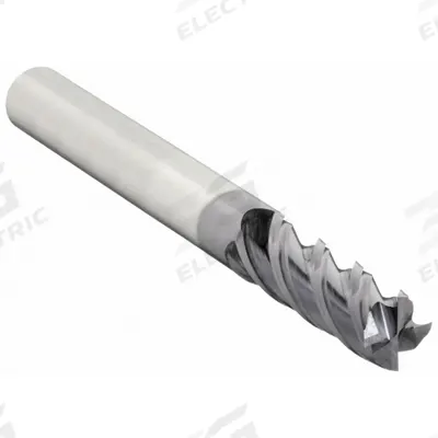 WIDIA HANITA Square End Mill: Carbide, AlTiN Coated, 4 Flute, 5/16" Mill Dia, 3/4" LOC - Fast-Cutting Carbide Square End Mills for Steel & Cast Iron