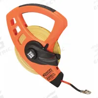 KESON Long Tape Measure: Manual, FLT18M200, Metric/SAE, 200 ft / 60 m, 1/8 in/2 mm, Plastic, Manual. Key specifications — attr939846: FLT18M200; attr939849: Fiberglass; attr939859: Nonmagnetic Double Hook; attr939850: Double-Sided; attr939855: 2 mm; attr944023: Hook End; attr940484: KESON; attr985224: Plastic.