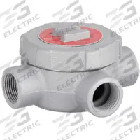 Conduit Outlet Body: Iron, GU, 1 in Trade Size, X Body, 19 cu in Body Capacity (MPN GUX100). Key specifications — Series: For Standard Body; Compatible Conduit Trade Size: 1 in; Thread Gender: Female; Hub Style: Threaded; Cover Included: Yes; Body Style: X; Connection Type: Threaded; Back Type: Round.