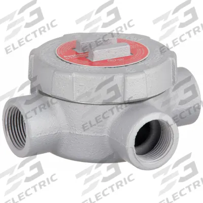 APPLETON ELECTRIC Conduit Outlet Body: Iron, GU, 1 in Trade Size, X Body - X, XAT and XTF Round Body - Cross Type