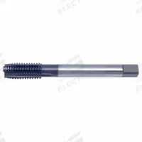 CLEVELAND Spiral Point Tap: 3/8"-24 UNF, 2B, 3 Flute, Plug Chamfer, TiAlN Coated Cobalt (MPN C86119)