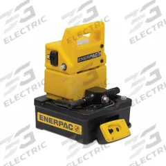 ENERPAC Hydraulic Electric Pump: 10,000 psi Max. Op Pressure, 20 cu in/min Max. Flow Rate, 115V AC (MPN PUJ1200B). Key specifications — attr941810: PUJ1200B; attr941817: 3-Way; attr941814: Retract.