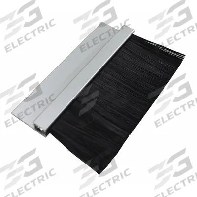AMERICAN GARAGE DOOR SUPPLY Brush Seal: Straight, Nylon, 1 1/2 in Brush Lg - Material Handling