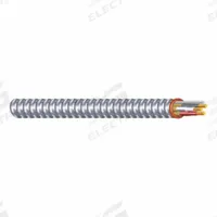 SOUTHWIRE Metal Clad Cable: 12 AWG, 3 Conductors, Copper, 100 ft, Aluminum, Std, THHN/THWN (MPN 61023223). Key specifications — Brand: SOUTHWIRE.