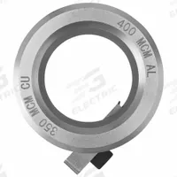 DEWALT Stripping Bushing: For Aluminum/Copper, 350 MCM Max, 400 MCM, THHN/XHHW, Use with DCE151 XR (MPN DCE15112). Key specifications — attr532138: DCE151 XR; attr533552: Copper; attr533553: 400 MCM; attr532143: 350 MCM; attr532137: THHN/XHHW.