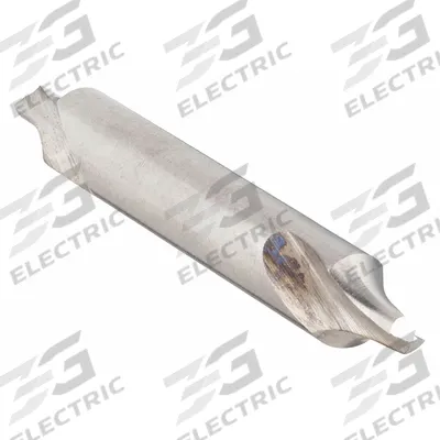 KEO Center Drill: Radius Type, #4, 60°, 2 1/8 in Overall Lg - High-Precision Radius-Tip Center Drills