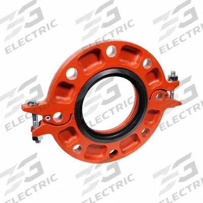 GRUVLOK Metal Pipe Flange: Flange, 10 in, EPDM Seal, 300 psi, Ductile Iron, Grooved - Grooved Pipe Flanges
