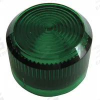 EATON Pilot Light Lens: 30 mm Panel Mounting Hole Dia, Green, Fresnel, Incandescent/LED, E34 (MPN E34H3). Key specifications — Brand: EATON; Compatible with Series: E34; Lens Material: Plastic.