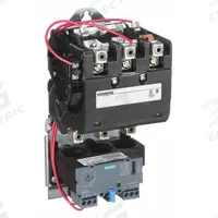 SIEMENS NEMA Magnetic Motor Starter: Non-Reversing, 3 Poles, NEMA Size 3, 90 A (MPN 14HUG32AA). Key specifications — Brand: SIEMENS; Auxiliary Contact Form: 1NO; Coil Voltage: 110-120/220-240V AC; Phase: Three; Terminal Connection Type: Screw Terminals; Auxiliary Contacts Included: 1NO; Signaling Features: Pilot Light; Thermal Units Required: None (Not Applicable to Electronic Overloads).