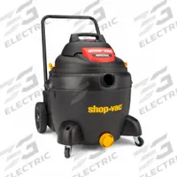 SHOP-VAC Shop Vacuum: 16 gal Tank Size, Plastic, 1 1/2 in Vacuum Hose Dia, 12 ft Hose Lg, Wet/Dry (MPN 9593406). Key specifications — Tank Material: Plastic; Vacuum Pickup Type: Wet/Dry; Brand: SHOP-VAC; Special Features: Push Handle.