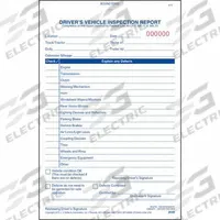 JJ KELLER Driver Vehicle Inspection Form: Carbonless, Driver Vehicle Inspection Report, 2-Ply, 2048. Key specifications — Manufacturer Part Number: 2048; Language: English; Brand: JJ KELLER; Format: Book; Features: Lists 15 Vehicle Inspection Areas and Has Space to Record any Defects; Form Type: Driver Vehicle Inspection Report; Includes Carbon: Carbonless; Ply Count: 2-Ply.