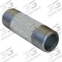 Pipe Nipple: 1/4 in Nominal Pipe Size, 4 in Lg, Schedule 80, Galvanized Steel, Threaded on Both Ends (MPN 793LT9). Key specifications — Manufacture Location: Globally Sourced; Brand: APPROVED VENDOR; Maximum Operating Pressure: 2,000 psi @150°F; Connection Type: Male NPT x Male NPT; Pipe Material: Galvanized Steel.