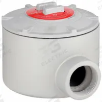 Conduit Outlet Body: Aluminum, GR, 1 1/2 in Trade Size, LB Body, 72 cu in Body Capacity (MPN GRLB150-A). Key specifications — Series: For Standard Body; Compatible Conduit Trade Size: 1-1/2 in; Thread Gender: Female; Hub Style: Threaded; Cover Included: Yes; Body Style: LB; Connection Type: Threaded; Back Type: Round.
