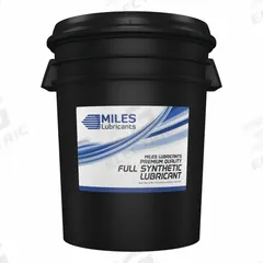 MILES LUBRICANTS Compressor Oil: 5 gal, Pail, 10 SAE Grade, 32 ISO Viscosity Grade, Food Grade (MPN MSF2005003). Key specifications — attr59744: 109; attr59746: 32; attr59736: Yes; attr59735: Pail; attr59738: Miles FG Comtech Clean; attr59749: 10.