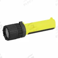 APPROVED VENDOR Safety-Rated Flashlight: 157 lm, 6 hr Run Time at Max Brightness, 112 m Max Beam (MPN 49XX79). Key specifications — Brand: APPROVED VENDOR; Battery Requirements - Broad: Requires 4 AA.