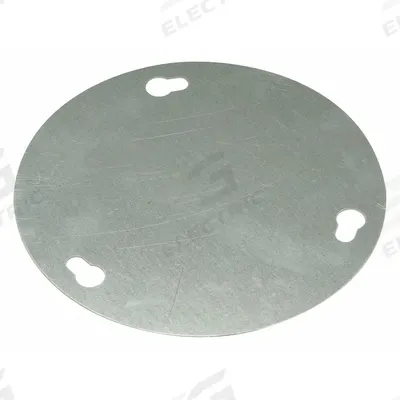 ZURN Cover: 9 5/8 in Overall Dia, 0 in Overall Ht, Carbon Steel, Galvanized - Covers for Floor Drains