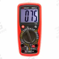 TRIPLETT Digital Multimeter: Avg, CAT III 600V, 600 V Max AC Volt Measurement (MPN 9007A). Key specifications — Instrument Counts: 2,000; Brand: TRIPLETT; Calibration Certificate Included: Not Included.