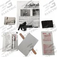 DELTA LOCK Sliding Door Lock: 1 1/4 in Lg, 2 1/8 in Wd, 1 3/8 in Ht (MPN G RR1250ADHEPCSM1). Key specifications — Product Type: Disc Tumbler Ratchet Lock; Brand: DELTA LOCK.
