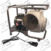 AIR SYSTEMS INTERNATIONAL Confined Space Blower: 115 V AC, 8 in Duct Dia, 3/4 hp Horsepower, Gray (MPN SVB-E8-2). Key specifications — Brand: AIR SYSTEMS INTERNATIONAL; Includes: GFI Power Cord; Operating Voltage: 115 V AC.