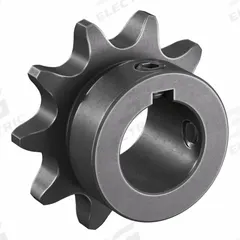 TSUBAKI Single Strand Sprocket: 41, For 1/2 in Chain Pitch, 3/4 in Bore Dia, 10 Teeth, Steel (MPN 41B10F-3/4). Key specifications — Brand: TSUBAKI.
