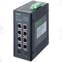 MURRELEKTRONIK Ethernet switch: Unmanaged, DIN Rail, 10 Ports, RJ45/SCRJ, 1000 mbps/Ethernet/Gigabit (MPN 58194). Key specifications — Port Type: RJ45; Manufacturer Part Number: 58194; Brand: MURRELEKTRONIK; Features: Auto-Negotiation; IP Rating: IP20; Product Type: Ethernet Switch; Maximum Input Voltage: 57V DC; Mounting Location: DIN Rail.