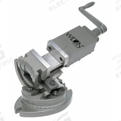 WILTON Machine Vise: 5 in Jaw Face Wd, 5 in Max Jaw Opening - 3-Axis Tilting Milling Machine Vises