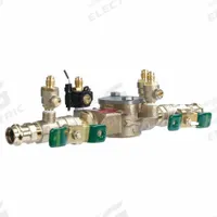 WATTS NPT inlet and outlet connections with Viega ProPress (R) Adaptors: LF007, 1/2 in Pipe Size (MPN 1/2LF007-QT-FZ-w/press). Key specifications — Shut-Off Valve Type: Ball Valve; Connection Type: Press x Press.
